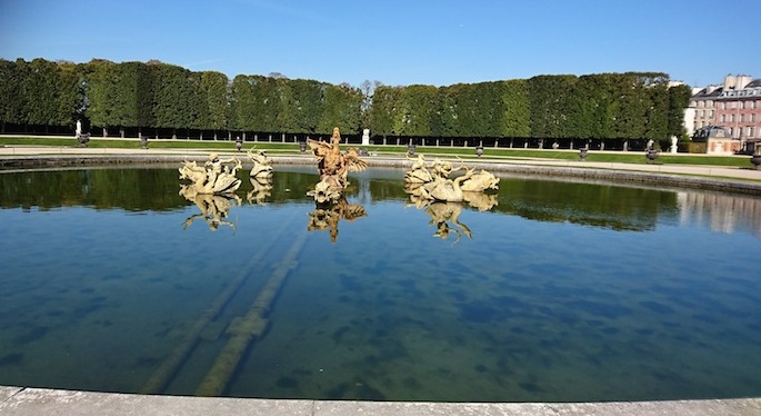 Bild vom Frankreichaustausch 2019 Brunnen von Versailles