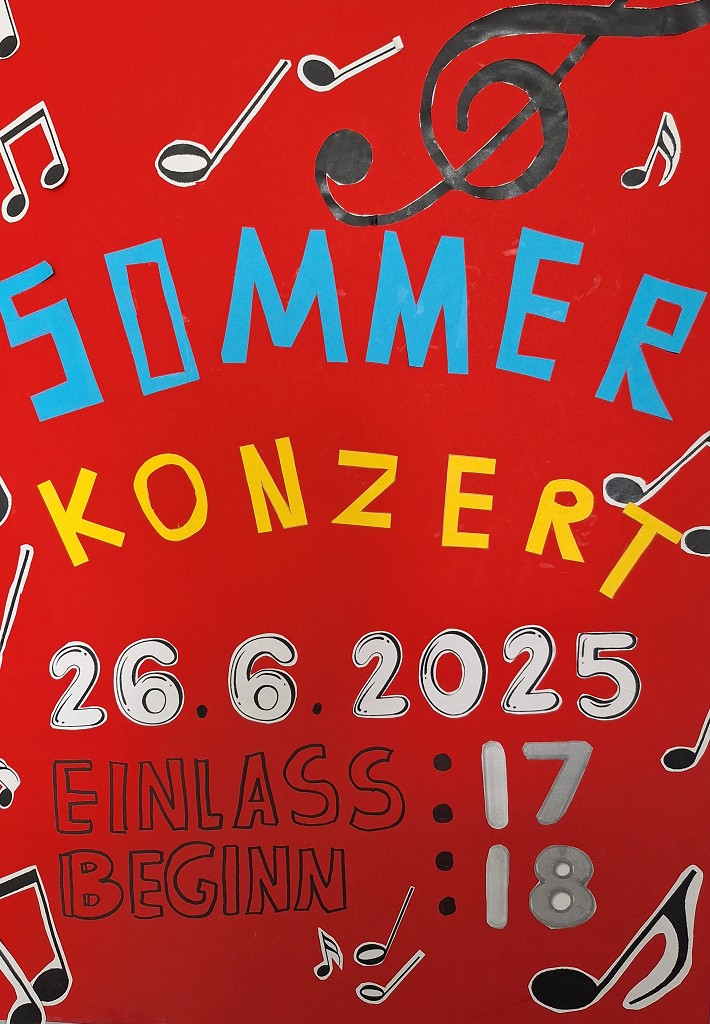 Plakat für das Sommerfestival 2025