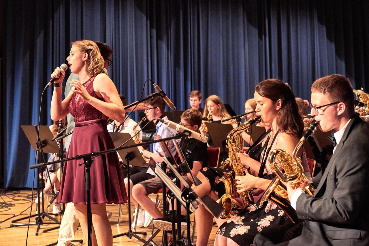 Jazzband beim Sommerkonzert